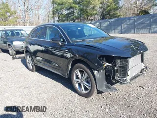 2022 Audi Q3 S line Premium Plus with VIN WA1EECF34N1048557, listed as a IAAI auction lot 41758015 with 38,234 mi miles. Bid and sale history available at carsss.com. Image 1.
