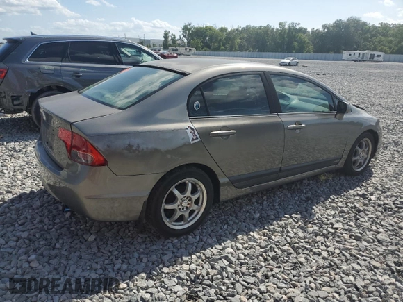 2008 Honda Civic LX with VIN 1HGFA16528L016129, listed as a Copart auction lot 55176215 with 263,994 mi miles and Clean Title. Bid and sale history available at DreamBid. Image 3.