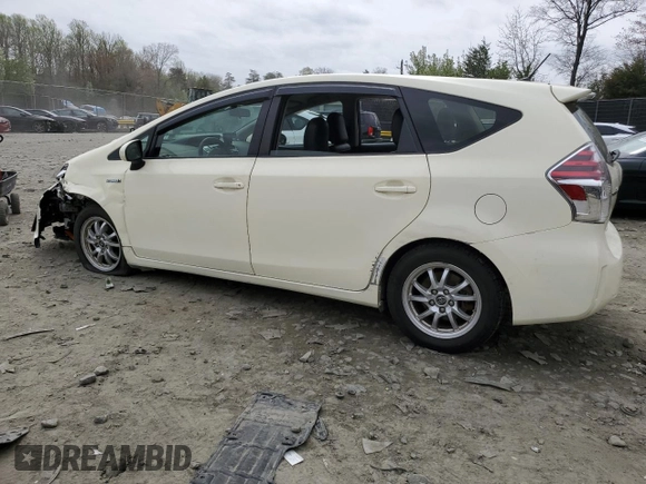 2016 Toyota Prius v Two with VIN JTDZN3EU4GJ052404, listed as a Copart auction lot 50958515 with 221,170 mi miles and Salvage Title. Bid and sale history available at carsss.com. Image 2.