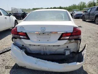 2013 Honda Civic EX with VIN 19XFB2F8XDE243776, listed as a Copart auction lot 53883755 with 50,080 mi miles and Salvage Title. Bid and sale history available at DreamBid. Image 6.