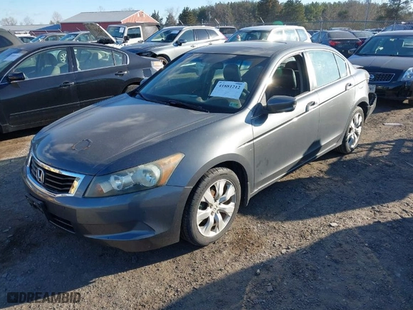 2008 Honda Accord Sdn EX-L with VIN 1HGCP26888A107466, listed as a IAAI auction lot 41881212 with 207,892 mi miles. Bid and sale history available at carsss.com. Image 2.