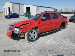 2008 Chevrolet Avalanche LTZ with VIN 3GNFK12398G125000, listed as a Copart auction lot 50801225 with 209,147 mi miles and Salvage title. Bid and sale history available at DreamBid. Image 1.