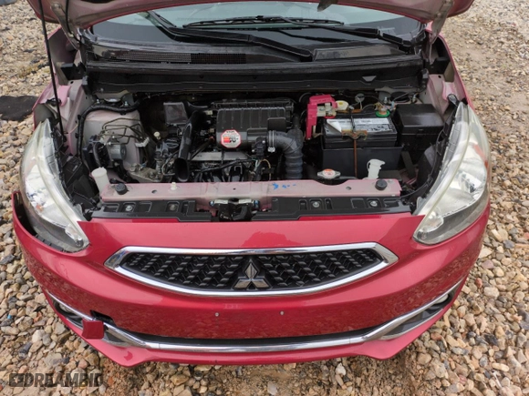 2017 Mitsubishi Mirage SE with VIN ML32A4HJ8HH002234, listed as a Copart auction lot 49876515 with 84,421 mi miles and Salvage Title. Bid and sale history available at carsss.com. Image 11.