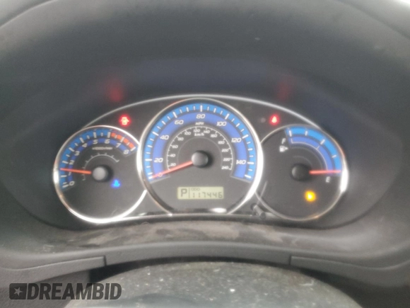 2009 Subaru Forester X with VIN JF2SH61609H704089, listed as a Copart auction lot 44693785 with 117,446 mi miles and Clean title. Bid and sale history available at DreamBid. Image 9.