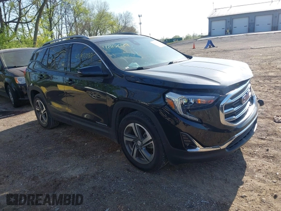 2020 GMC Terrain SLT with VIN 3GKALPEV1LL343386, listed as a IAAI auction lot 42102089 with 38,632 mi miles and . Bid and sale history available at DreamBid. Image 1.