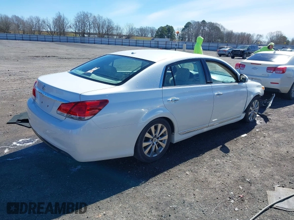 2011 Toyota Avalon with VIN 4T1BK3DB6BU371154, listed as a IAAI auction lot 41722144 with 204,575 mi miles and . Bid and sale history available at DreamBid. Image 4.