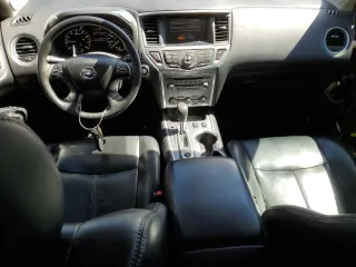 2017 Nissan Pathfinder SL with VIN 5N1DR2MM3HC646459, listed as a Copart auction lot 50371155 with 72,420 mi miles and Salvage Title. Bid and sale history available at DreamBid. Image 8.