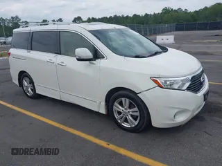 2014 Nissan Quest SL with VIN JN8AE2KP5E9100582, listed as a IAAI auction lot 42106685 with 161,491 mi miles. Bid and sale history available at carsss.com. Image 1.