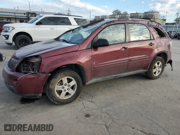2008 Chevrolet Equinox LS with VIN 2CNDL13F986005050, listed as a Copart auction lot 89313395 with 140,068 mi miles and Salvage Title. Bid and sale history available at carsss.com. Image 1.
