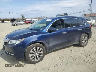 2016 Acura MDX w/Tech with VIN 5FRYD4H40GB028834, listed as a Copart auction lot 46999935 with 80,777 mi miles and Salvage Title. Bid and sale history available at carsss.com. Image 1.