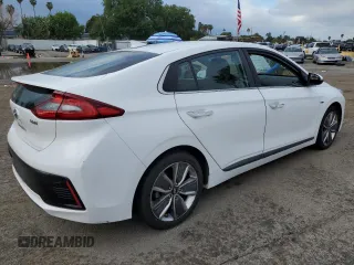 2017 Hyundai Ioniq Limited with VIN KMHC85LC8HU047253, listed as a Copart auction lot 48597485 with 137,003 mi miles and Salvage Title. Bid and sale history available at DreamBid. Image 3.