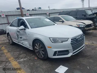 2018 Audi A4 Premium with VIN WAUKMAF47JN012032, listed as a IAAI auction lot 41600847 with 70,815 mi miles. Bid and sale history available at carsss.com. Image 1.