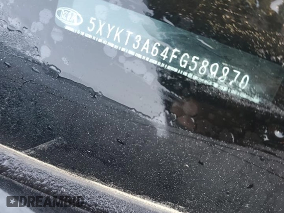 2015 Kia Sorento LX with VIN 5XYKT3A64FG589870, listed as a Copart auction lot 48972525 with 152,101 mi miles and Salvage Title. Bid and sale history available at carsss.com. Image 14.