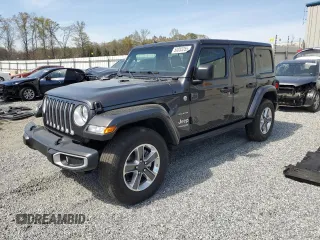 2022 Jeep Wrangler Unlimited Sahara с VIN 1C4HJXEG2NW190144, выставлен на аукционе Copart как лот 50055255 с пробегом 48 277 миль миль и Чистый • Clean title. История ставок и продаж доступна на DreamBid. Изображение 1.