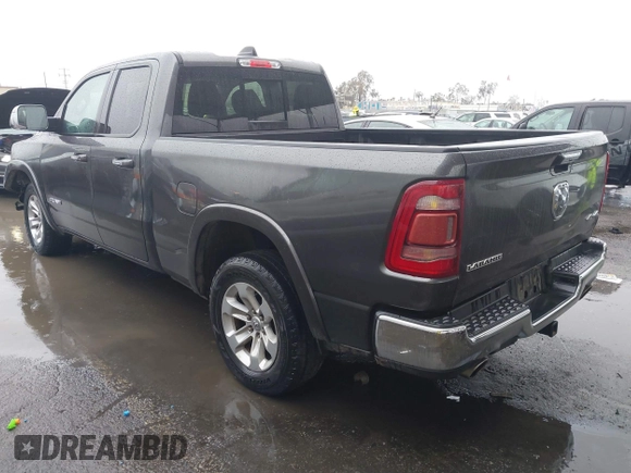 2019 Ram 1500 Laramie with VIN 1C6SRFDTXKN605257, listed as a IAAI auction lot 41562139 with 89,303 mi miles. Bid and sale history available at carsss.com. Image 3.