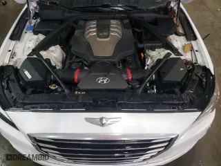 2015 Hyundai Genesis 5.0L with VIN KMHGN4JF9FU016933, listed as a Copart auction lot 42166475 with 163,601 mi miles and Salvage Title. Bid and sale history available at carsss.com. Image 11.