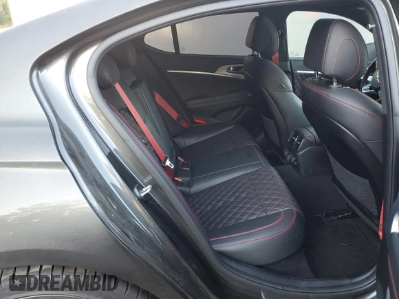 2023 Genesis G70 3.3T with VIN KMTG54TE0PU128774, listed as a Copart auction lot 72209364 with 14,186 mi miles and Salvage Title. Bid and sale history available at carsss.com. Image 10.