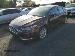 2019 Ford Fusion Hybrid SEL with VIN 3FA6P0MU1KR123706, listed as a Copart auction lot 61727782 with 41,646 mi miles. Bid and sale history available at carsss.com. Image 2.
