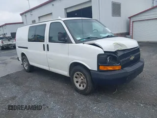 2014 Chevrolet Express Cargo with VIN 1GCSGAFX1E1158329, listed as a IAAI auction lot 42538994 with 206,960 mi miles and . Bid and sale history available at DreamBid. Image 1.
