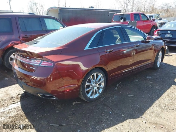 2016 Lincoln MKZ with VIN 3LN6L2G96GR617233, listed as a IAAI auction lot 41812108 with 133,234 mi miles. Bid and sale history available at carsss.com. Image 4.