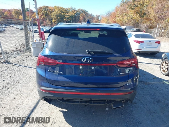 2022 Hyundai Santa Fe SE with VIN 5NMS1DAJ5NH437424, listed as a IAAI auction lot 40666731 with 27,344 mi miles. Bid and sale history available at carsss.com. Image 16.