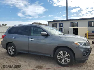 2019 Nissan Pathfinder SV with VIN 5N1DR2MN1KC621804, listed as a Copart auction lot 53904365 with 43,144 mi miles and Salvage Title. Bid and sale history available at carsss.com. Image 4.