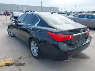 2015 Infiniti Q50 Premium with VIN JN1BV7AP1FM342558, listed as a IAAI auction lot 41975803 with 140,603 mi miles. Bid and sale history available at carsss.com. Image 3.