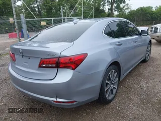 2015 Acura TLX V6 with VIN 19UUB2F39FA009616, listed as a IAAI auction lot 42506133 with 134,945 mi miles and . Bid and sale history available at DreamBid. Image 4.