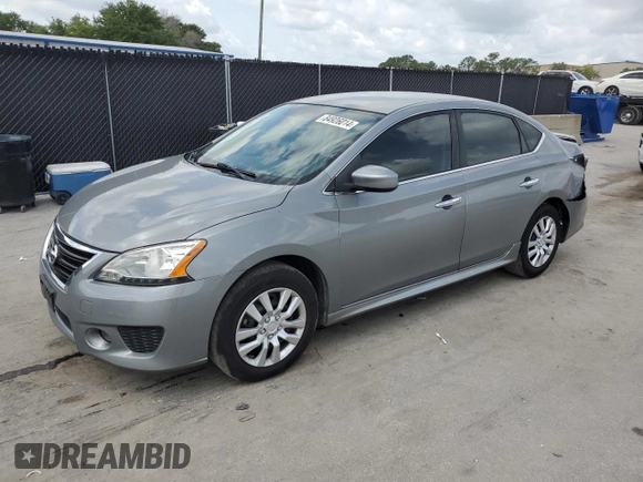 2014 Nissan Sentra SV with VIN 3N1AB7AP7EL649617, listed as a Copart auction lot 84926014 with 144,457 mi miles and Non repairable. Bid and sale history available at DreamBid. Image 1.