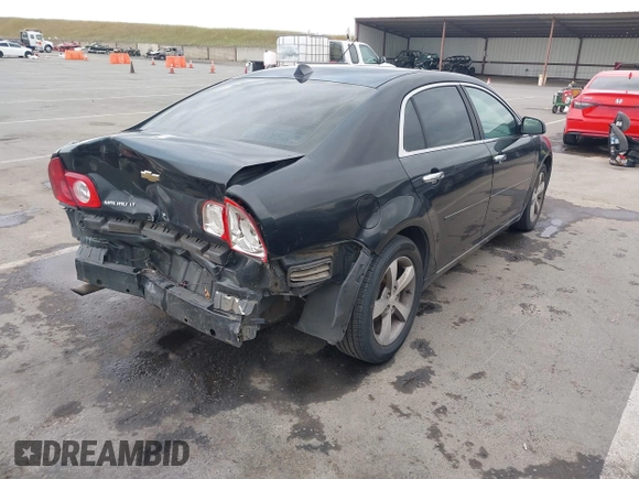 2012 Chevrolet Malibu 1LT with VIN 1G1ZC5E01CF381453, listed as a IAAI auction lot 42130929 with 157,721 mi miles and . Bid and sale history available at DreamBid. Image 4.
