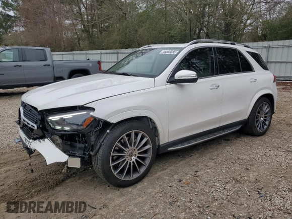2024 Mercedes-Benz GLE 450 with VIN 4JGFB5KB7RB098389, listed as a Copart auction lot 45566685 with 18,283 mi miles and Salvage title. Bid and sale history available at DreamBid. Image 1.