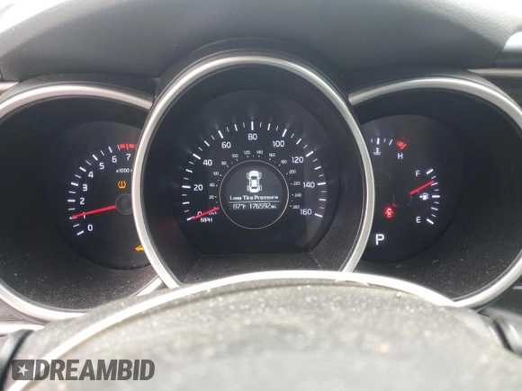 2015 Kia Optima LX with VIN 5XXGM4A70FG488749, listed as a Copart auction lot 57395825 with 176,592 mi miles and Salvage title. Bid and sale history available at DreamBid. Image 9.