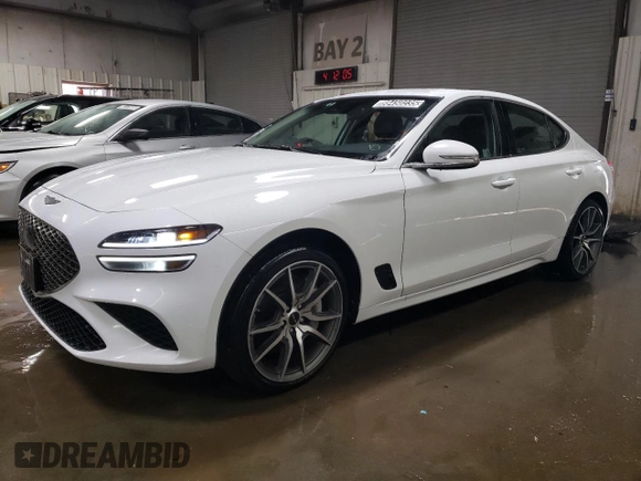 2024 Genesis G70 2.5T with VIN KMTG34SC8RU140325, listed as a Copart auction lot 88450235 with 23,235 mi miles and Clean Title. Bid and sale history available at carsss.com. Image 1.