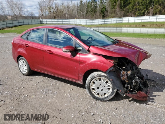 2014 Ford Fiesta SE with VIN 3FADP4BJ0EM195411, listed as a Copart auction lot 54027415 with 0 mi miles and Salvage Title. Bid and sale history available at carsss.com. Image 4.