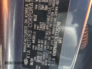 2020 Kia Sportage LX with VIN KNDPM3AC0L7725798, listed as a Copart auction lot 47143165 with 52,190 mi miles and Salvage Title. Bid and sale history available at carsss.com. Image 14.