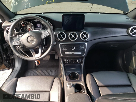 2017 Mercedes-Benz CLA with VIN WDDSJ4GB7HN404714, listed as a Copart auction lot 58991513 with 48,244 mi miles. Bid and sale history available at carsss.com. Image 8.