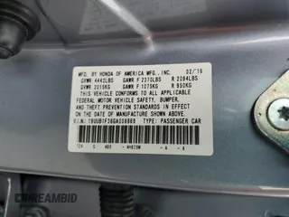 2016 Acura TLX with VIN 19UUB1F36GA008869, listed as a Copart auction lot 47811165 with 74,464 mi miles and Salvage Title. Bid and sale history available at carsss.com. Image 12.