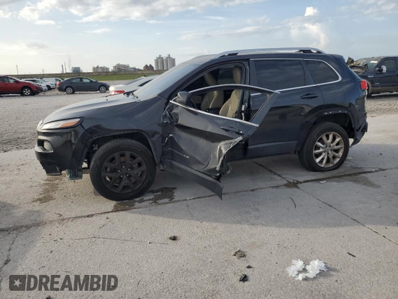 2016 Jeep Cherokee Limited z VIN 1C4PJLDB7GW158514, wystawiony jako Copart lot #58142335 z przebiegiem 178 116 mil mil oraz Szkoda całkowita • Salvage title. Historia ofert i sprzedaży dostępna na DreamBid. Obrazek 1.