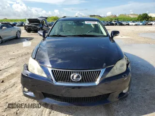 2009 Lexus IS with VIN JTHCK262395033522, listed as a Copart auction lot 64935254 with 113,594 mi miles and Salvage Title. Bid and sale history available at carsss.com. Image 5.