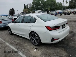 2019 BMW 3 Series 330i with VIN WBA5R1C54KAJ98875, listed as a Copart auction lot 50037465 with 32,170 mi miles and Salvage Title. Bid and sale history available at carsss.com. Image 2.
