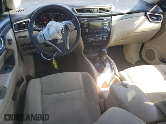 2016 Nissan Rogue SV with VIN KNMAT2MT7GP662915, listed as a Copart auction lot 51901305 with 169,129 mi miles and Salvage Title. Bid and sale history available at DreamBid. Image 8.