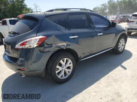 2011 Nissan Murano LE with VIN JN8AZ1MU8BW062571, listed as a Copart auction lot 52699275 with 121,016 mi miles and Salvage Title. Bid and sale history available at carsss.com. Image 3.