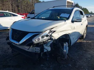 2016 Nissan Murano S with VIN 5N1AZ2MG4GN157682, listed as a IAAI auction lot 41468360 with 196,574 mi miles. Bid and sale history available at carsss.com. Image 6.
