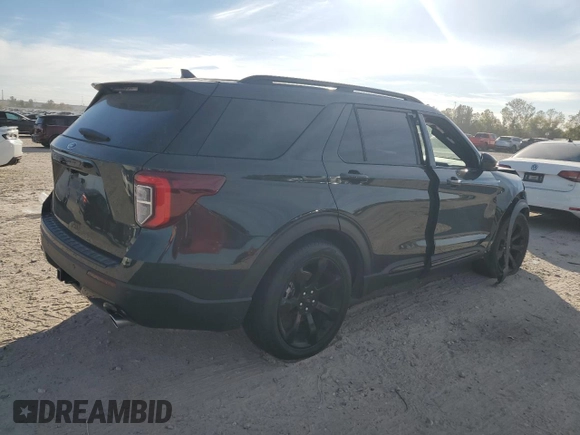 2023 Ford Explorer ST-Line with VIN 1FMSK7KH3PGA98145, listed as a Copart auction lot 82835544 with 26,405 mi miles and Salvage Title. Bid and sale history available at carsss.com. Image 3.