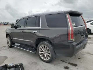 2017 Cadillac Escalade Premium Luxury with VIN 1GYS3CKJ3HR397003, listed as a Copart auction lot 57629104 with 104,645 mi miles and Salvage Title. Bid and sale history available at carsss.com. Image 2.