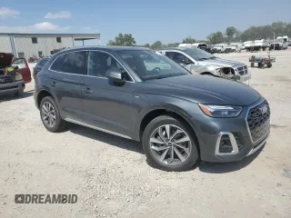 2022 Audi Q5 S line Premium z VIN WA1GAAFY3N2071116, wystawiony jako Copart lot #57175025 z przebiegiem 25 117 mil mil oraz Szkoda całkowita • Salvage title. Historia ofert i sprzedaży dostępna na DreamBid. Obrazek 4.