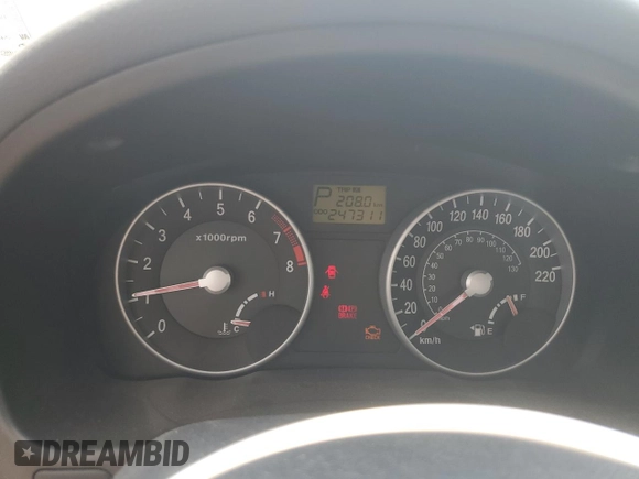 2006 Hyundai Accent GL z VIN KMHCN45C26U052459, wystawiony jako Copart lot #60089355 z przebiegiem 247 311 mil mil oraz Szkoda całkowita • Salvage title. Historia ofert i sprzedaży dostępna na DreamBid. Obrazek 9.