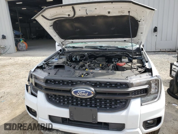 2024 Ford Ranger XL with VIN 1FTER4PH3RLE48663, listed as a Copart auction lot 55063265 with 10,666 mi miles and Salvage title. Bid and sale history available at DreamBid. Image 11.