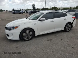 2017 Kia Optima Hybrid EX with VIN KNAGU4LE6H5010612, listed as a Copart auction lot 78814434 with 111,033 mi miles and Salvage Title. Bid and sale history available at carsss.com. Image 1.