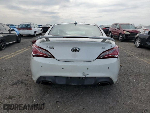 2013 Hyundai Genesis Coupe Track z VIN KMHHU6KJ9DU093661, wystawiony jako Copart lot #53787115 z przebiegiem 105 677 mil mil oraz Szkoda całkowita • Salvage title. Historia ofert i sprzedaży dostępna na DreamBid. Obrazek 6.